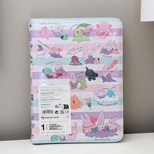 Pokemon Goomy Card Binder - Pokemon Center Exclusive - 9 pocket zip  NEW Sealed!